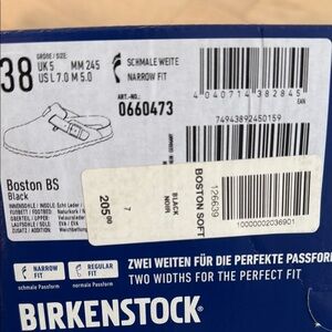 Birkenstock Boston Soft Black Footwear